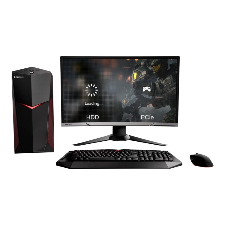 Refurbished Lenovo Legion Y5620 Core i5-7400 8GB 16GB Intel Optane 1TB GTX 1060 3GB Windows 10 Gaming Desktop PC
