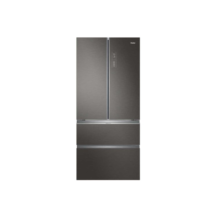 Refurbished Haier HB18FGSAAA 508 Litre American Fridge Freezer Stainless Steel