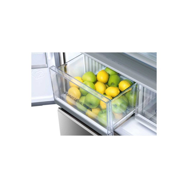 Refurbished Haier HB18FGSAAA 508 Litre American Fridge Freezer Stainless Steel