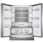 Refurbished Haier HB18FGSAAA 508 Litre American Fridge Freezer Stainless Steel
