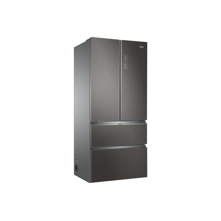 Refurbished Haier HB18FGSAAA 508 Litre American Fridge Freezer Stainless Steel