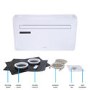 Refurbished electriQ iQool 10000 BTU Wall Mounted Smart Air Conditioner with Heat Pump - No Outdoor Unit Needed
