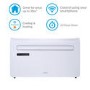 Refurbished electriQ iQool 10000 BTU Wall Mounted Smart Air Conditioner with Heat Pump - No Outdoor Unit Needed