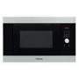 Refurbished Hotpoint MF25GIXH Built In 25L with Grill 900W Microwave Stainless Steel