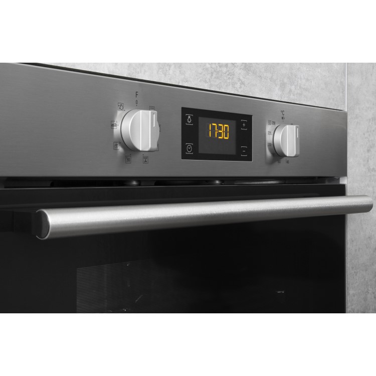 Refurbished Hotpoint SA2540HIX 8 Function Electric Built-in Single Oven Stainless Steel