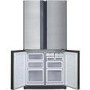 Refurbished Sharp SJ-EX820FSL Freestanding 605 Litre American Fridge Freezer