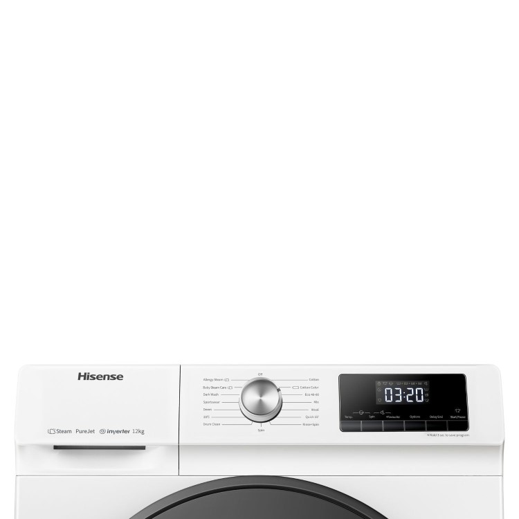 Hisense 3 Series 12kg 1400rpm Washing Machine - White