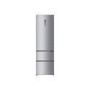 Refurbished Haier A3FE737CMJ Freestanding 350 Litre 60/40 Frost Free Fridge Freezer Stainless Steel