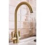 ALMOST PERFECT - Abode Zermat Dual Lever Mixer Tap - Brushed Brass