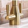 ALMOST PERFECT - Abode Zermat Dual Lever Mixer Tap - Brushed Brass