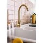 ALMOST PERFECT - Abode Zermat Dual Lever Mixer Tap - Brushed Brass