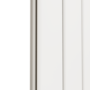 Eco Eleganza White Horizontal Flat Designer Aluminium Radiator 600x600mm Single Panel 1841 BTU