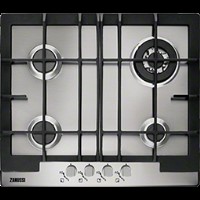 Zanussi Display ZGG66424XA 60cm Wide Four Burner Gas Hob In Stainless Steel