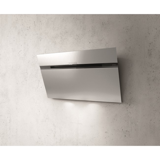 Refurbished Elica Ascent ASCENT-SS-90 90cm Angled Cooker Hood Stainless Steel