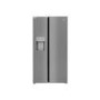 Refurbished Beko ASFP342PS Freestanding 525 Litre 70/30 Frost Free Fridge Freezer Stainless Steel