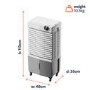 Refurbished electriQ Arctic 55L Evaporative Air Cooler