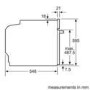 Refurbished B54CR31N0B built-in/under single oven Electric Built-in  in Stainless steel