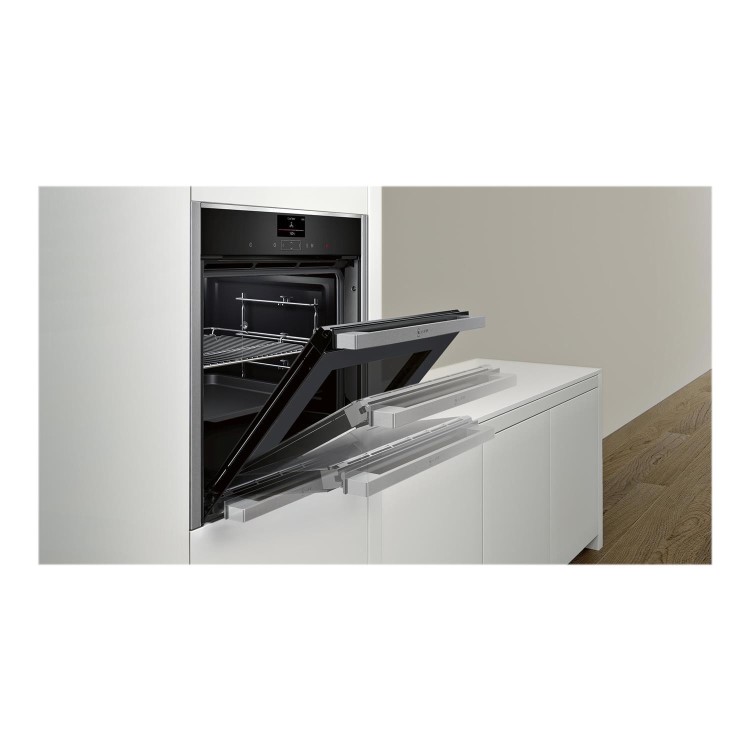 Refurbished Neff B57CS24H0B 60cm Single Built In Electric Oven