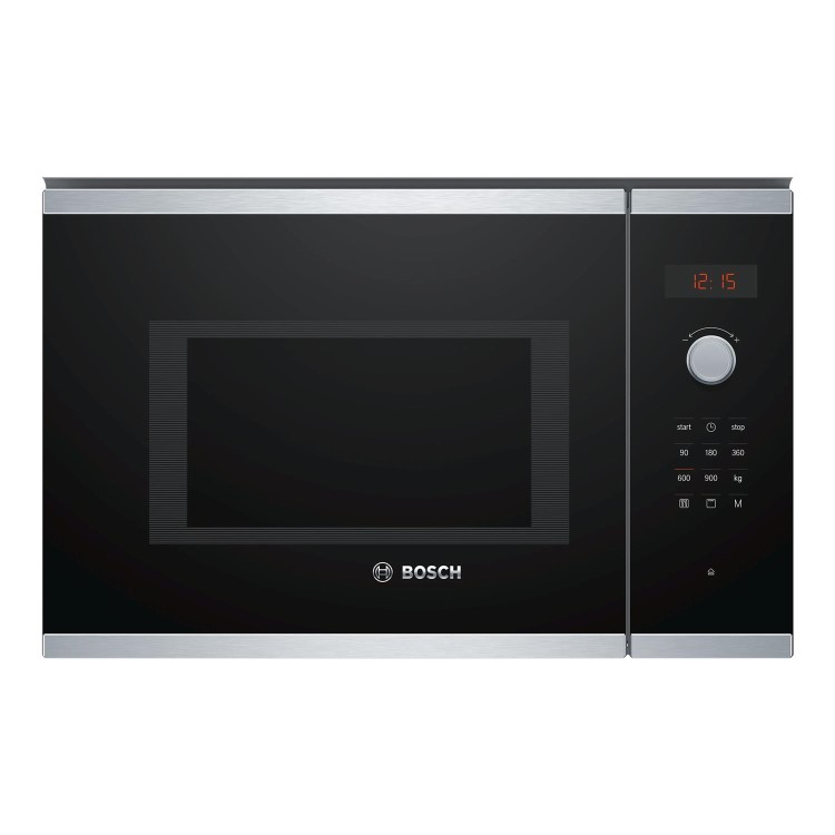 Refurbished Bosch Serie 4 BEL553MS0B Built In 25L With Grill 900W Microwave Stainless Steel