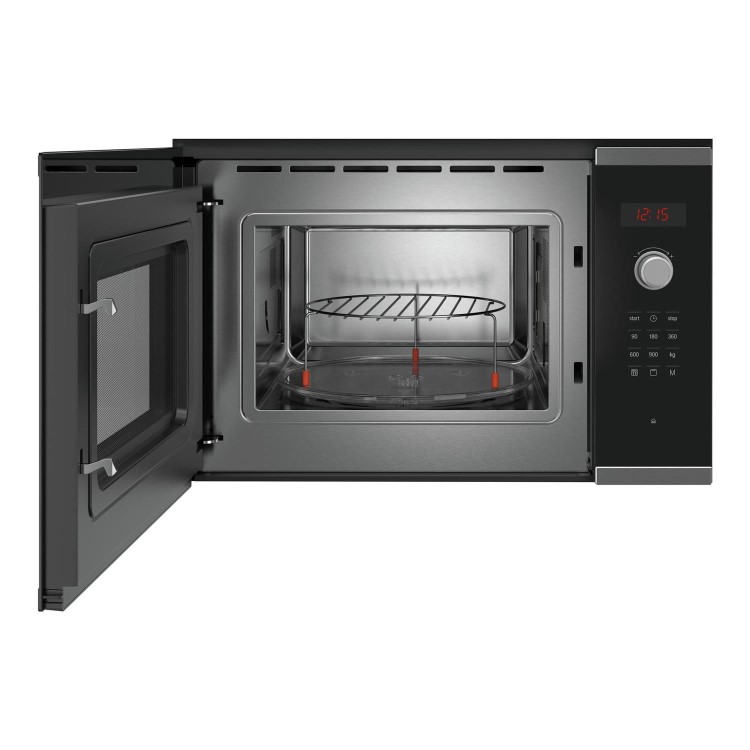 Refurbished Bosch Serie 4 BEL553MS0B Built In 25L With Grill 900W Microwave Stainless Steel
