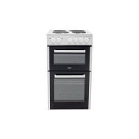 Refurbished Bush BETAW50W 50cm Twin Cavity 4 Zone Electric Cooker White