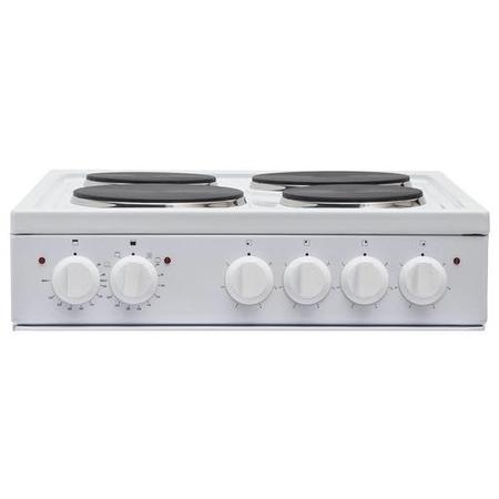 Refurbished Bush BETAW50W 50cm Twin Cavity 4 Zone Electric Cooker White