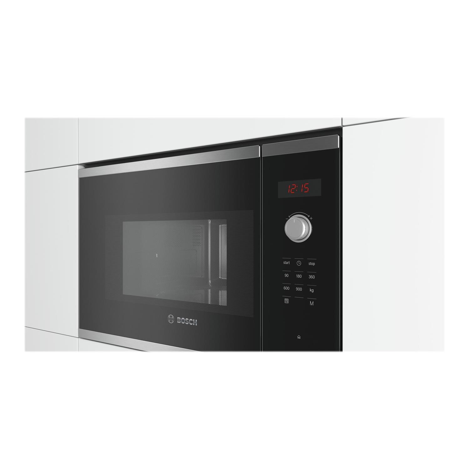 Refurbished Bosch BFL553MS0B 60cm 800W Microwave Silver Page 1 BuyItDirect.ie