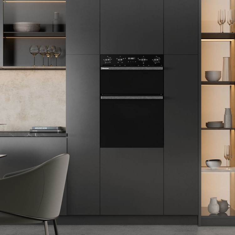 Hisense Hi6 Built-In Electric Double Oven - Black