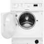 Refurbished Hotpoint Anti-stain BIWDHG75148UKN Integrated 7/5KG 1400 Spin Washer Dryer White