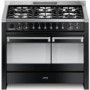Smeg A2BL-8 Opera 100cm Dual Fuel Range Cooker in Black