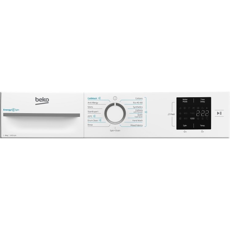 Refurbished Beko BM3WT3841W Freestanding 8KG 1400 Spin Washing Machine White