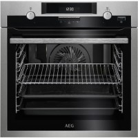 Refurbished AEG BPS551020M 60cm Single Built In Electric Oven Stainless Steel