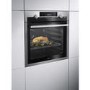 Refurbished AEG BPS551020M 60cm Single Built In Electric Oven Stainless Steel
