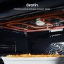 Refurbished 77L Electric Built-in Electric Single Oven With Pyrolytic Cleaning - Black