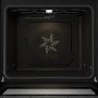 Refurbished 77L Electric Built-in Electric Single Oven With Pyrolytic Cleaning - Black
