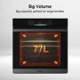 Refurbished 77L Electric Built-in Electric Single Oven With Pyrolytic Cleaning - Black