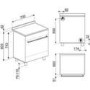 Refurbished Smeg Symphony C7GPX9 70cm Dual Fuel Range Cooker Stainless Steel