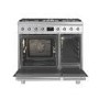 Refurbished Smeg 90cm Dual Fuel Range Cooker - Stainless Steel