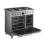 Refurbished Smeg 90cm Dual Fuel Range Cooker - Stainless Steel