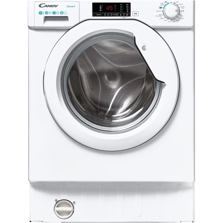 Refurbished Candy CBW49D1W4-80 Integrated 9KG 1400 Spin Washing Machine