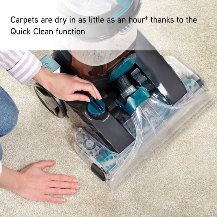 Refurbished VAX Platinum Power Max Pet-Design Carpet Cleaner - Black and Teal