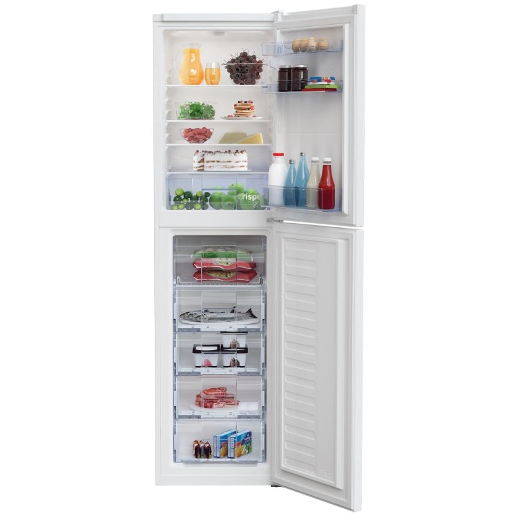 Refurbished Beko CFG4501W Freestanding 286 Litre 40/60 Frost Free Fridge Freezer White