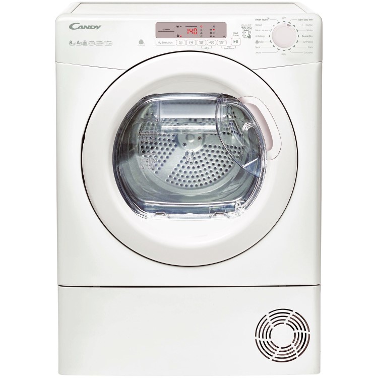 Refurbished Candy CHPH8A2DE-80 Freestanding Heat Pump 8KG Tumble Dryer White