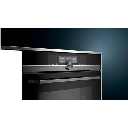 Refurbished Siemens CM878G4B6B 60cm Single Built In Electric Oven with Microwave