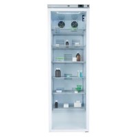 Refurbished CoolMed CMG400 Freestanding 400 Litre Glass Door Pharmacy Medical Fridge