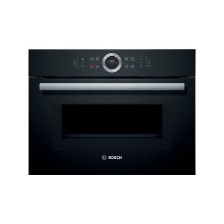 Refurbished Bosch Serie 8 CMG633BB1B Built In 45L 900W Combination Microwave