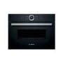 Refurbished Bosch Serie 8 CMG633BB1B Built In 45L 900W Combination Microwave