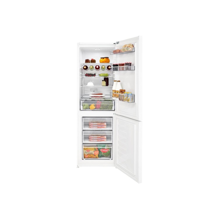 Refurbished Beko CXFG3685W Freestanding 334 Litre 60/40 Fridge Freezer White
