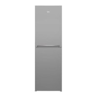 Refurbished Beko CXFG3691S Integrated 357 Litre 50/50 Frost Free Fridge Freezer Silver