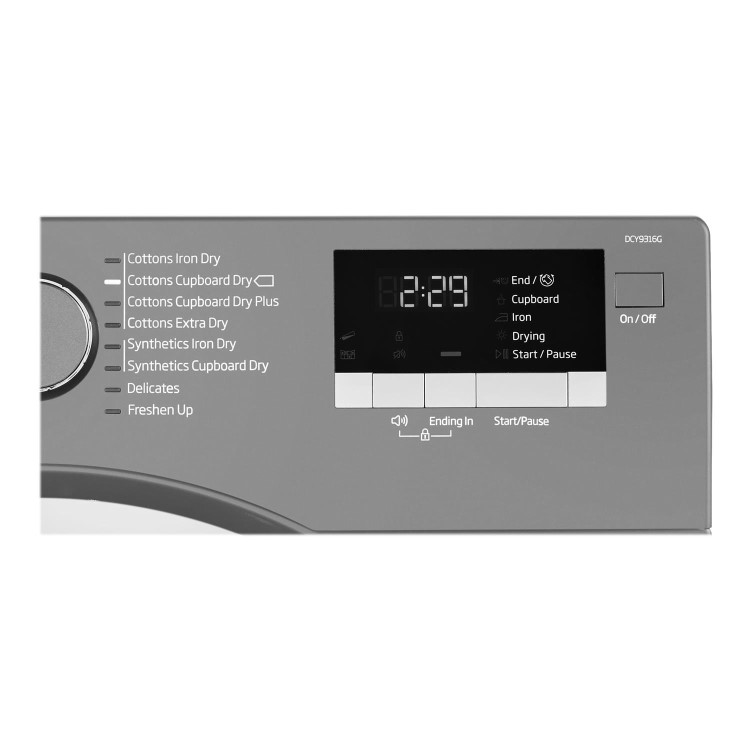 Refurbished Beko DCY9316G Freestanding Condenser 9KG Tumble Dryer Graphite